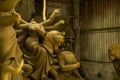 Making Durga Statue Bangladesh